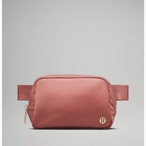 Pink lululemon belt bag